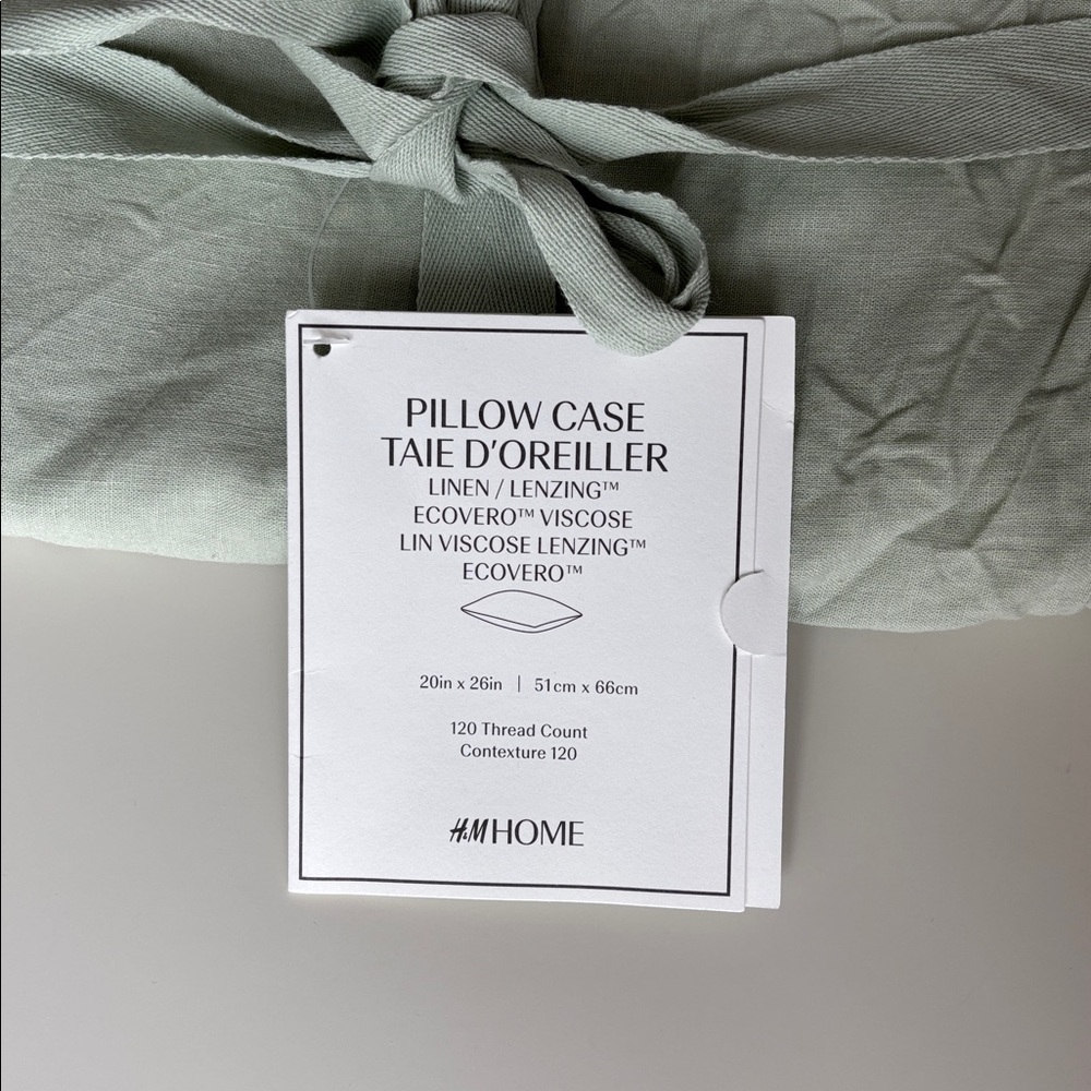 2 H&M Linen Pillowcases - Picture 2 of 2